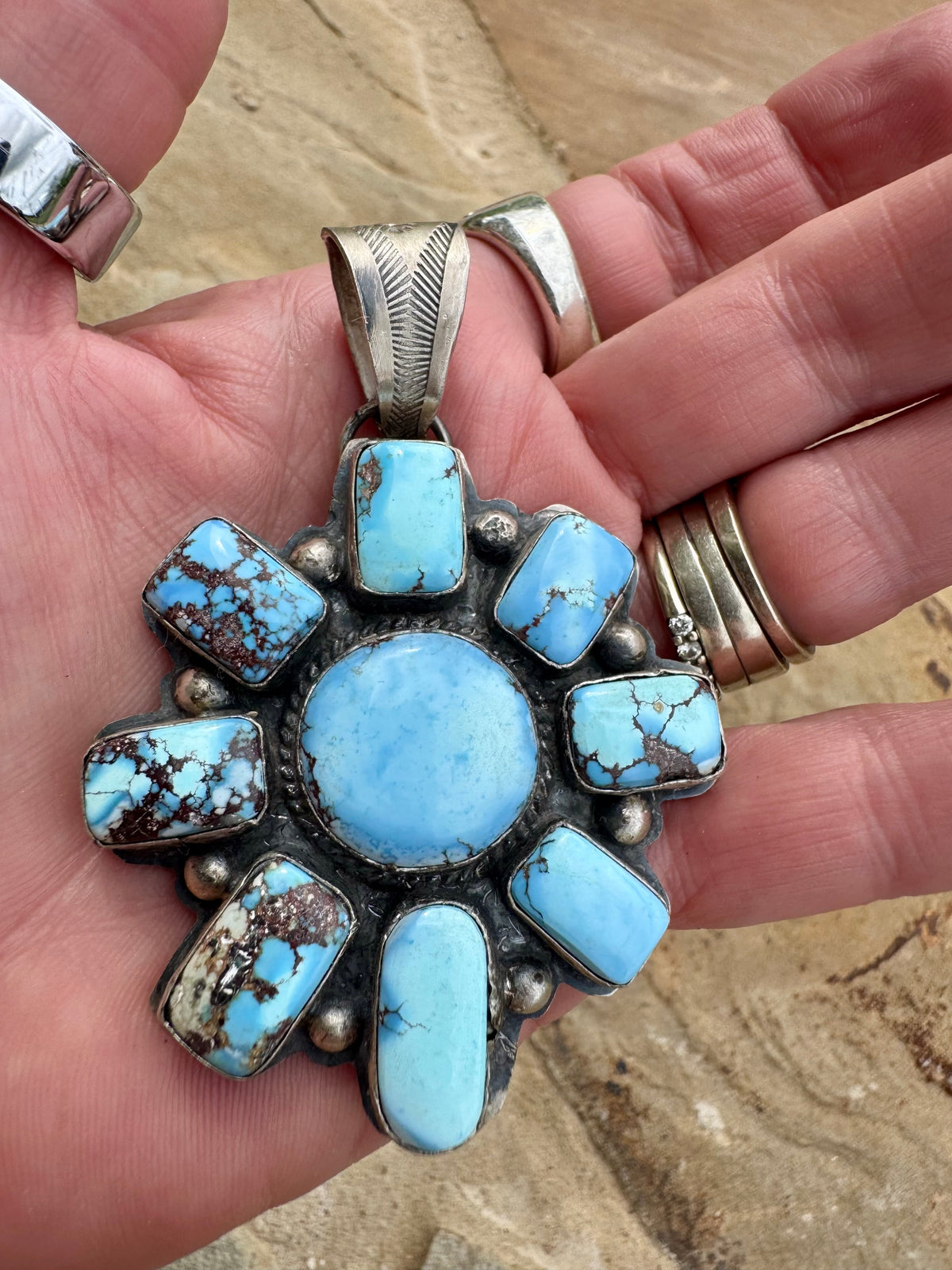 NATIVE GOLDEN HILLS pendant