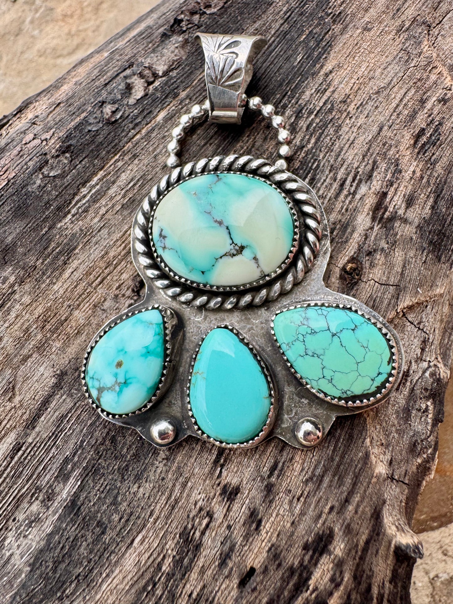 Pilot Mountain cluster pendant
