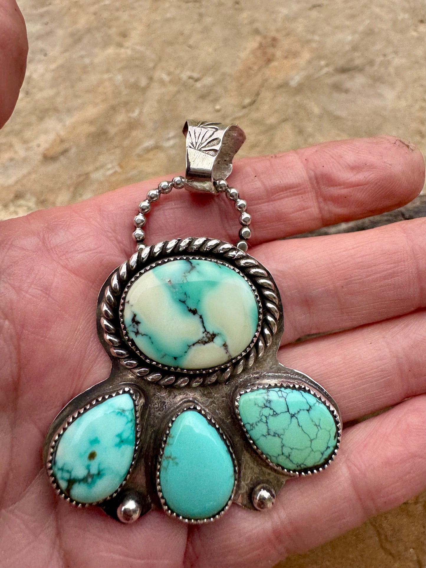 Pilot Mountain cluster pendant